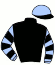 casaque portée par Rochard B. jockey du cheval de course FILOU DE L'ELLE, information pmu ZETURF