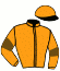 casaque portée par Andre A. jockey du cheval de course JACKPOT DU CHOQUEL, information pmu ZETURF