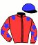 casaque portée par Saussaye V. jockey du cheval de course LUCY LIGNERIES, information pmu ZETURF