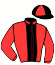 casaque portée par Ouvrie F. jockey du cheval de course IOUPY TOLLEVILLE, information pmu ZETURF