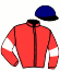 casaque portée par Baude S. jockey du cheval de course LA VIE A DEUX, information pmu ZETURF