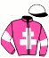 casaque portée par Abrivard M. jockey du cheval de course LOULOU DE MYE, information pmu ZETURF
