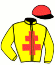 casaque portée par Bouvier Charles jockey du cheval de course HOPE, information pmu ZETURF