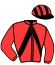 casaque portée par Lebouteiller J. jockey du cheval de course FILOU DE LA ROUVRE, information pmu ZETURF