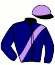 casaque portée par Henry Mlle N. jockey du cheval de course JADE DE CASTELLE, information pmu ZETURF