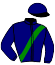 casaque portée par Ouvrie F. jockey du cheval de course FOUDRE DAIRPET, information pmu ZETURF