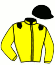 casaque portée par Lagadeuc F. jockey du cheval de course KOALA BLUE, information pmu ZETURF