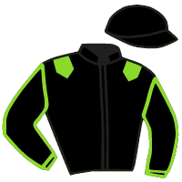 casaque portée par Andre A. jockey du cheval de course FINGER DE RODREY, information pmu ZETURF
