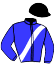 casaque portée par Mottier M. jockey du cheval de course LITTLE ORELIE, information pmu ZETURF