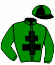 casaque portée par Saussaye V. jockey du cheval de course JUBLA VIKING, information pmu ZETURF