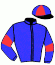 casaque portée par Minopoli Jr Mar. jockey du cheval de course DIVA DEL RONCO, information pmu ZETURF