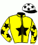 casaque portée par Monclin J. Ph. jockey du cheval de course HAZANA THONIC, information pmu ZETURF