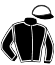 casaque portée par Dagorn J. B. jockey du cheval de course KEATS D'EM, information pmu ZETURF