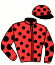 casaque portée par Boite L. jockey du cheval de course HUSSARD DU VALLON, information pmu ZETURF
