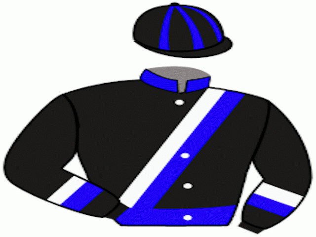 casaque portée par Ouvrie F. jockey du cheval de course FRANKLIN FACE, information pmu ZETURF