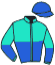 casaque portée par Untersteiner Joh. jockey du cheval de course GLOBAL DUBHE, information pmu ZETURF