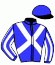 casaque portée par Hamre Fro. jockey du cheval de course FATHER, information pmu ZETURF