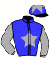 casaque portée par Verhestraeten E. jockey du cheval de course SIRIUS SLEW, information pmu ZETURF