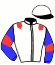 casaque portée par Larsen Pat. jockey du cheval de course CROMWELLS AIDA, information pmu ZETURF
