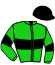casaque portée par Crublet E. jockey du cheval de course DELIVER STORM, information pmu ZETURF