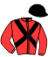 casaque portée par Janacek V. jockey du cheval de course LEGIONARIO, information pmu ZETURF
