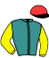 casaque portée par Santiago Mlle D. jockey du cheval de course WILDER, information pmu ZETURF