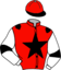 casaque portée par Martin G. jockey du cheval de course KALLAGAN, information pmu ZETURF